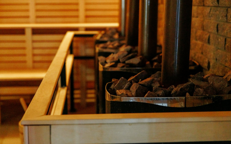 Сауна с бассейном